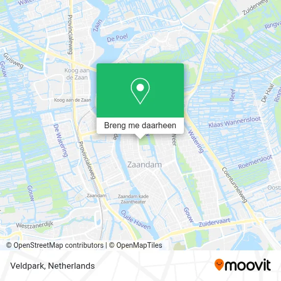 Veldpark kaart