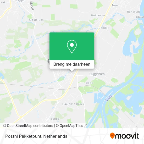 Postnl Pakketpunt kaart