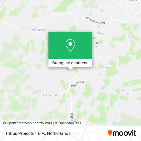 Tribus Projecten B.V. kaart