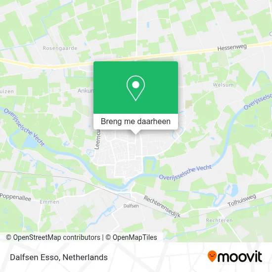 Dalfsen Esso kaart