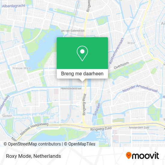 Roxy Mode kaart