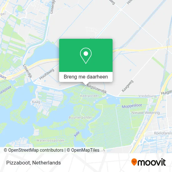 Pizzaboot kaart