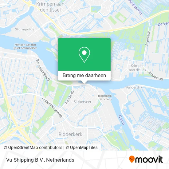 Vu Shipping B.V. kaart