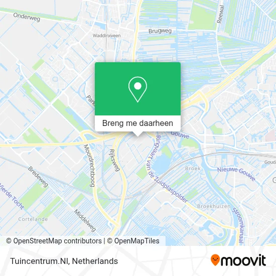 Tuincentrum.Nl kaart