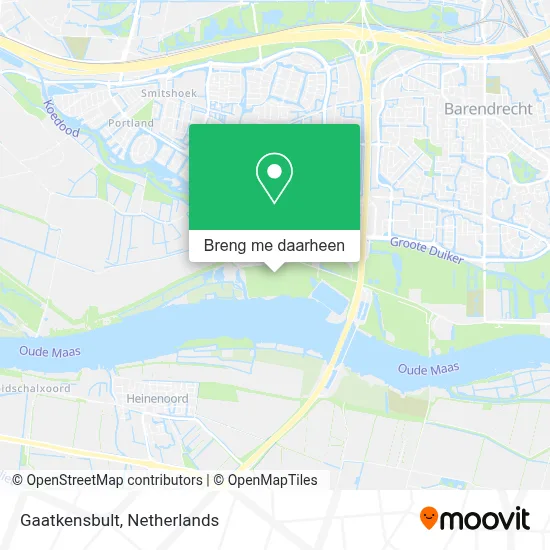 Gaatkensbult kaart