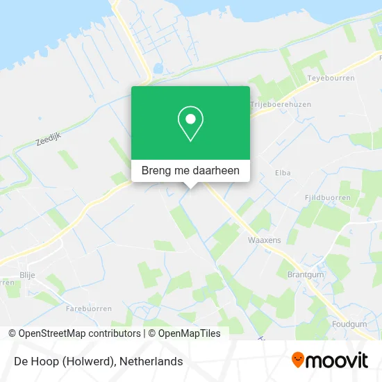 De Hoop (Holwerd) kaart