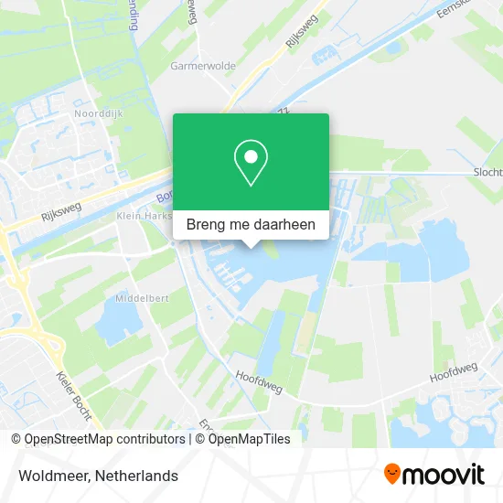 Woldmeer kaart