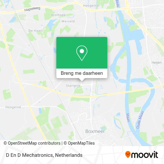 D En D Mechatronics kaart