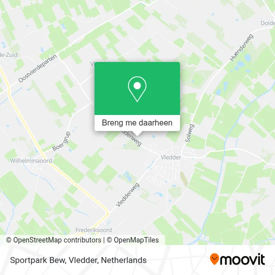Sportpark Bew, Vledder kaart