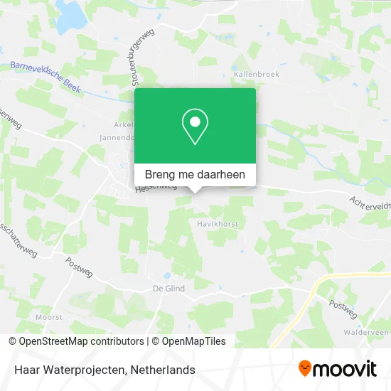 Haar Waterprojecten kaart