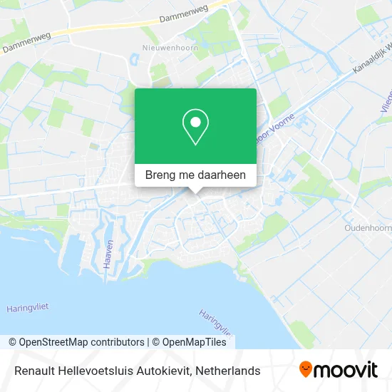 Renault Hellevoetsluis Autokievit kaart