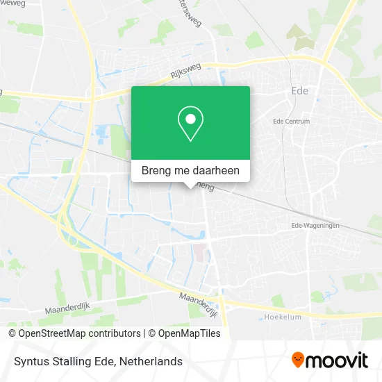 Syntus Stalling Ede kaart