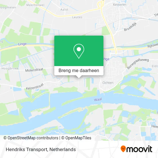 Hendriks Transport kaart