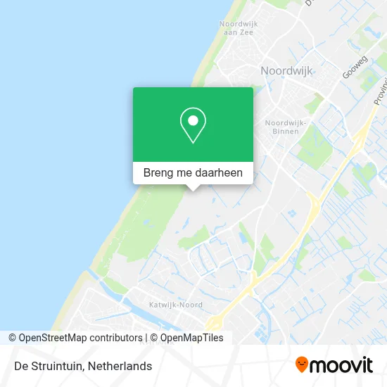De Struintuin kaart