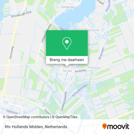 Rtv Hollands Midden kaart