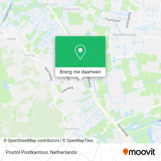 Postnl Postkantoor kaart
