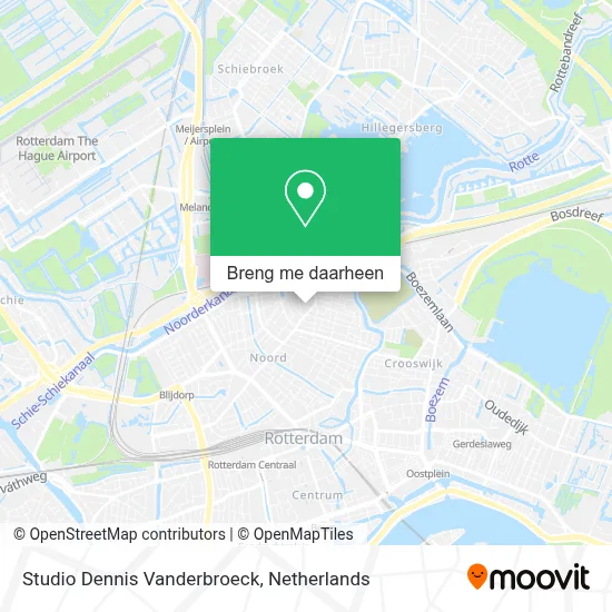 Studio Dennis Vanderbroeck kaart