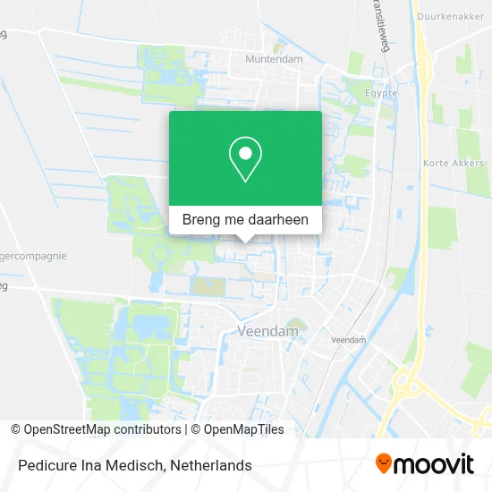 Pedicure Ina Medisch kaart