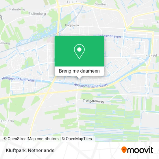 Kluftpark kaart