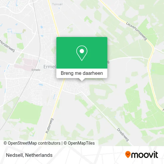 Nedsell kaart