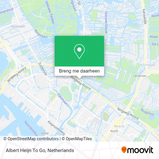 Albert Heijn To Go kaart