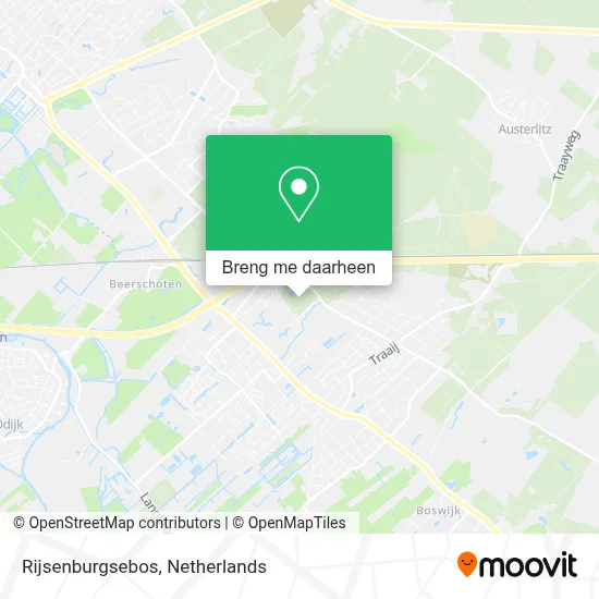 Rijsenburgsebos kaart