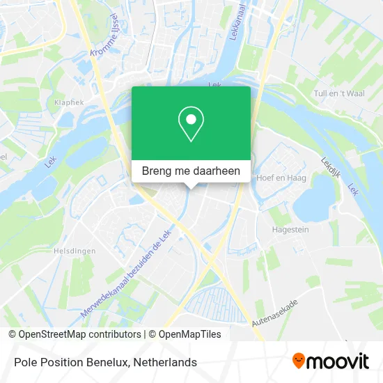 Pole Position Benelux kaart
