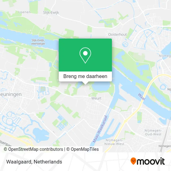 Waalgaard kaart