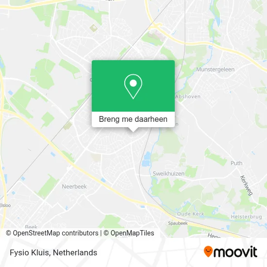 Fysio Kluis kaart