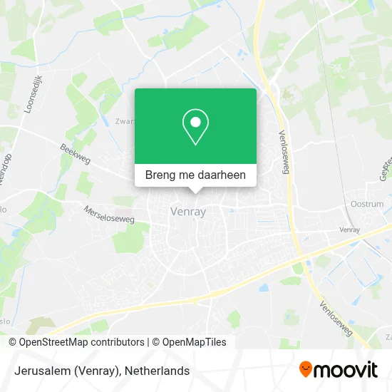 Jerusalem (Venray) kaart