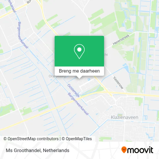Ms Groothandel kaart