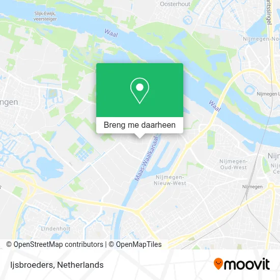 Ijsbroeders kaart