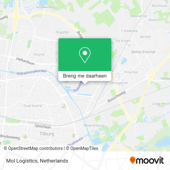 Mol Logistics kaart