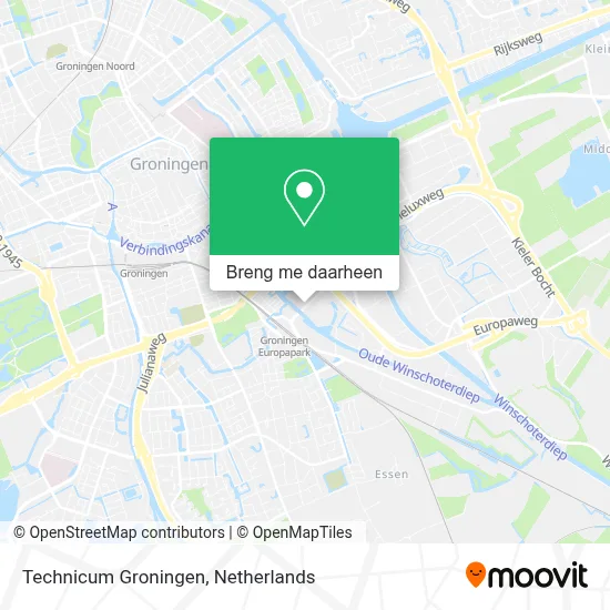 Technicum Groningen kaart