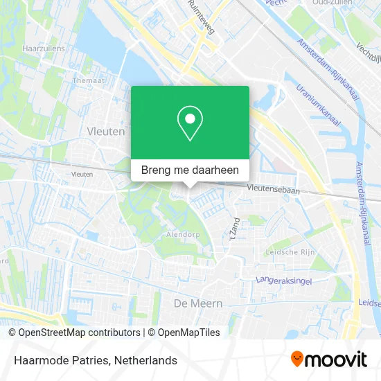 Haarmode Patries kaart