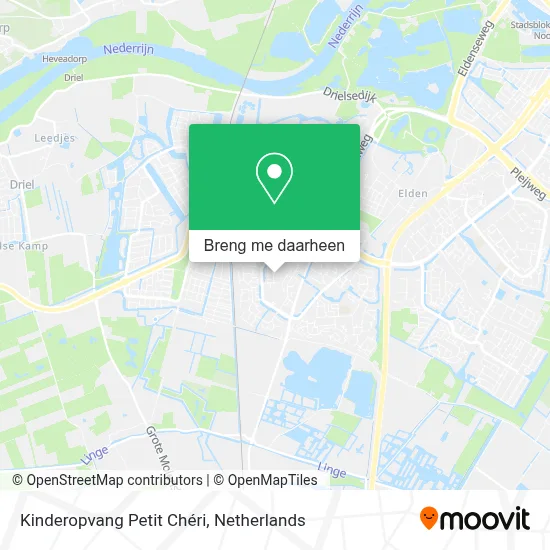 Kinderopvang Petit Chéri kaart
