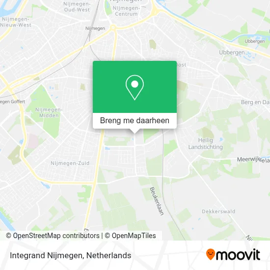 Integrand Nijmegen kaart