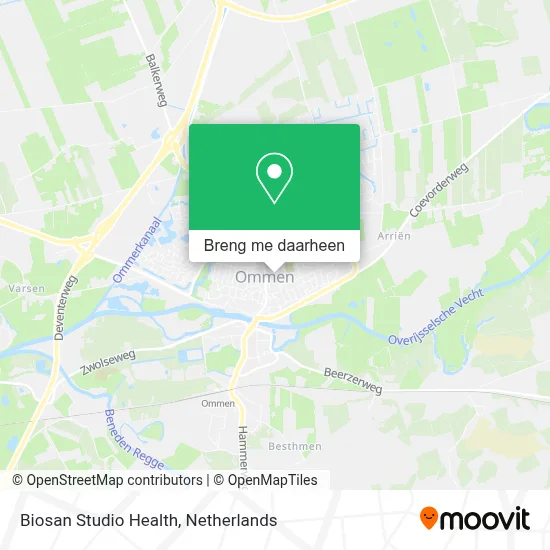 Biosan Studio Health kaart