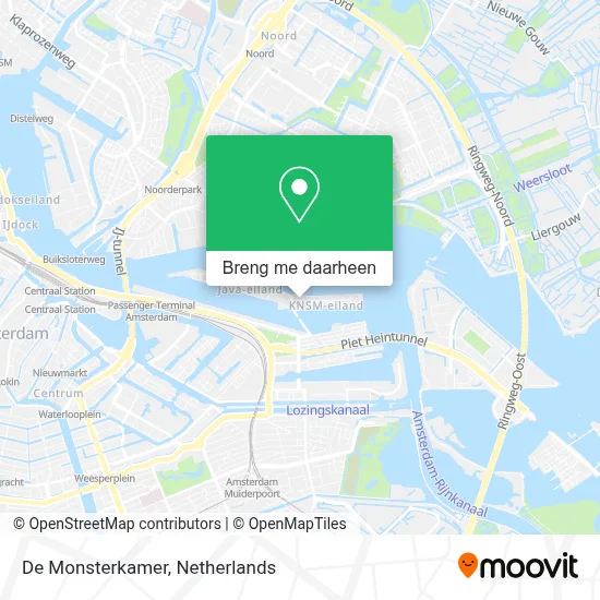 De Monsterkamer kaart
