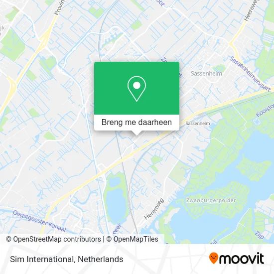 Sim International kaart