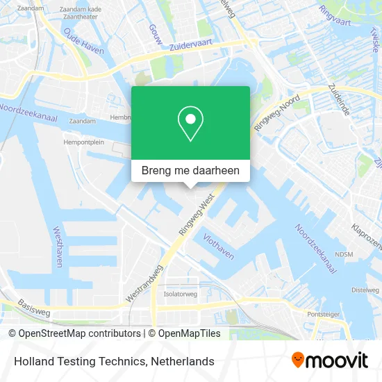 Holland Testing Technics kaart