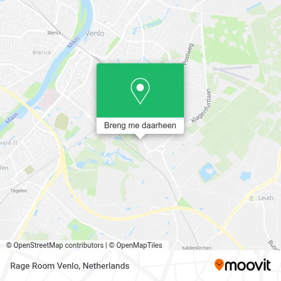 Rage Room Venlo kaart