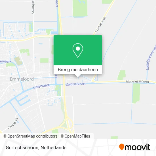 Gertechschoon kaart
