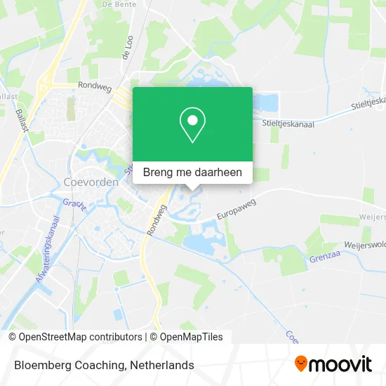 Bloemberg Coaching kaart