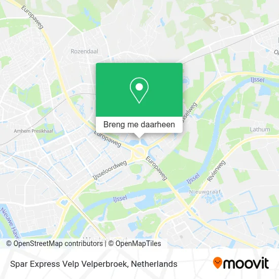 Spar Express Velp Velperbroek kaart