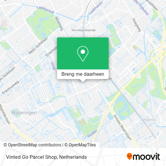 Vinted Go Parcel Shop kaart