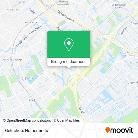Geldshop kaart