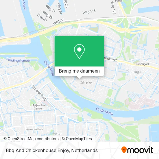 Bbq And Chickenhouse Enjoy kaart