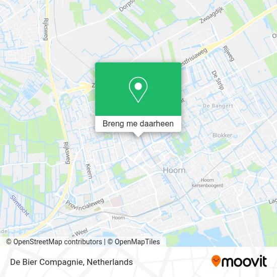 De Bier Compagnie kaart