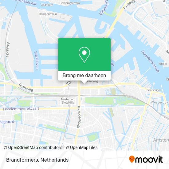 Brandformers kaart